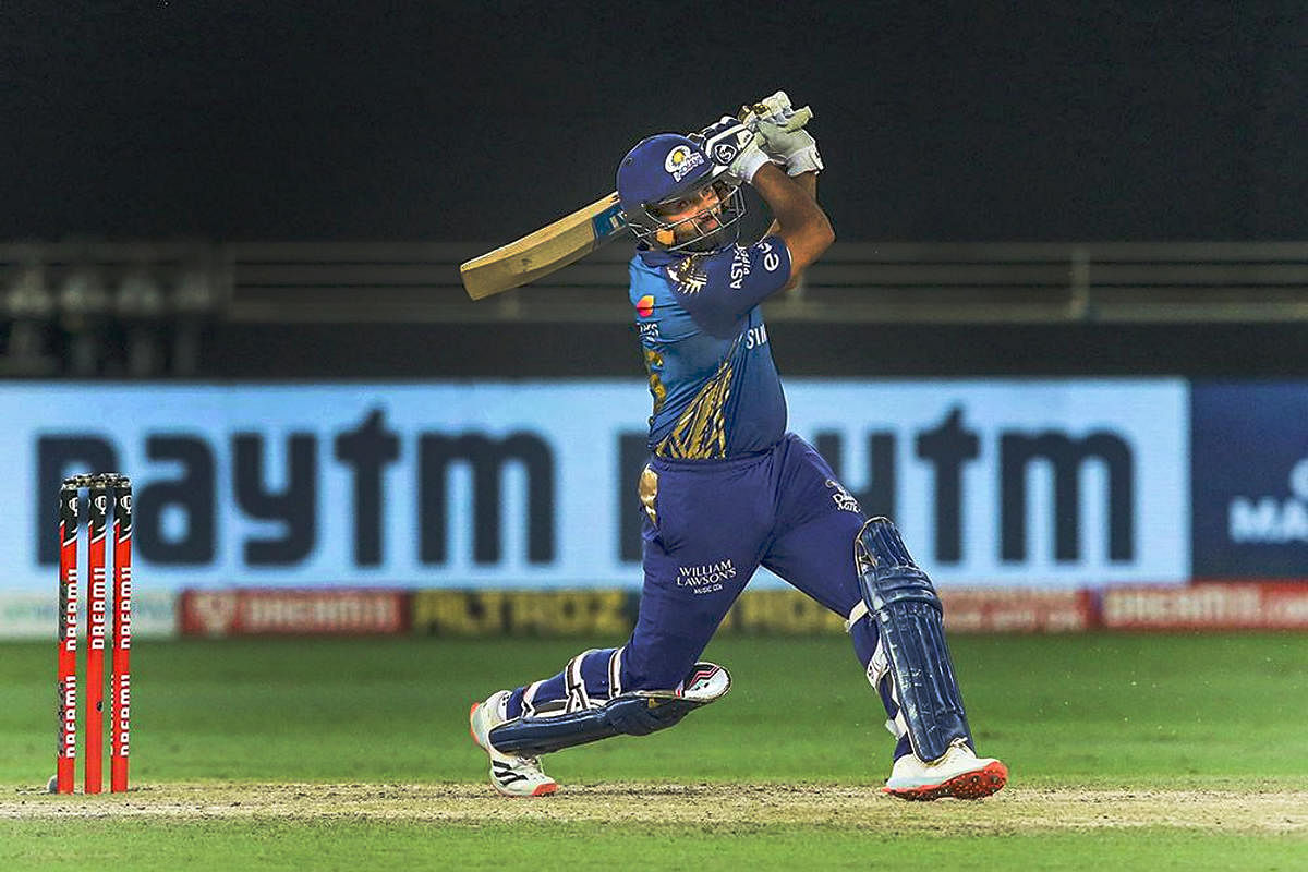 Rohit Sharma of Mumbai Indians in action in the IPL final against Delhi Capitals. Credit: PTI Photo