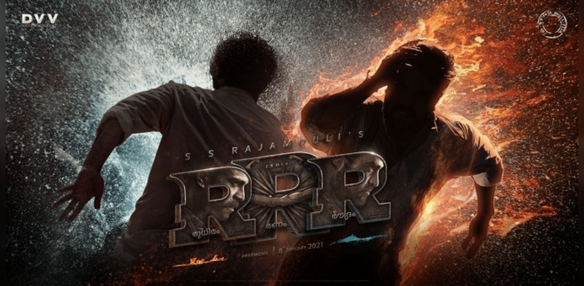 RRR | The SS Rajamouli-directed 'Rise Roar Revolt' (RRR) is a period drama that revolves around the fictional adventures of two real freedom fighters. The film, touted to be 'bigger than the Baahubali franchise', features Jr NTR and Ram Charan as the parallel leads and marks the first collaboration between the Tollywood heroes. The pan-India biggie has a stellar cast that includes Ajay Devgn, Alia Bhatt, Olivia Morris and Shriya Saran. Credit:Twitter/@RRRMovie