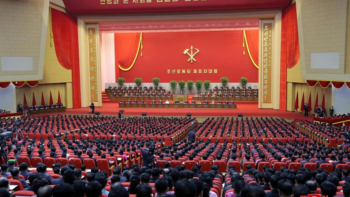 A general view of the 8th Congress of the Workers' Party in Pyongyang, North Korea, in this photo supplied by North Korea's Central News Agency (KCNA) on January 11, 2021. Credit: KCNA/Reuters.