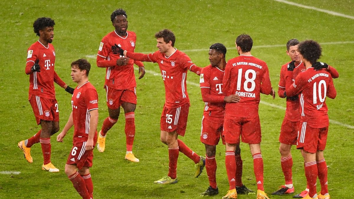 2 | Bayern Munich | YoY change in operating revenue for 2019-20 season: -2.9% | Credit: Reuters File Photo