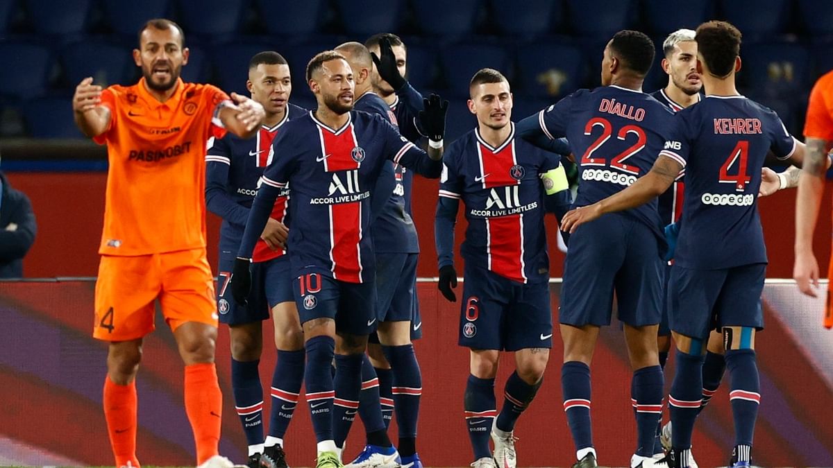 7 | Paris Saint-Germain | YoY change in operating revenue for 2019-20 season: - 15.0% | Credit: Reuters File Photo