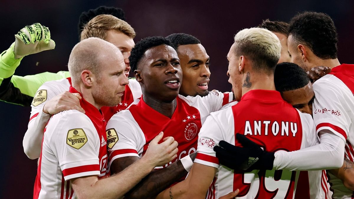 10 | Ajax | YoY change in operating revenue for 2019-20 season: -18.6% | Credit: AFP File Photo