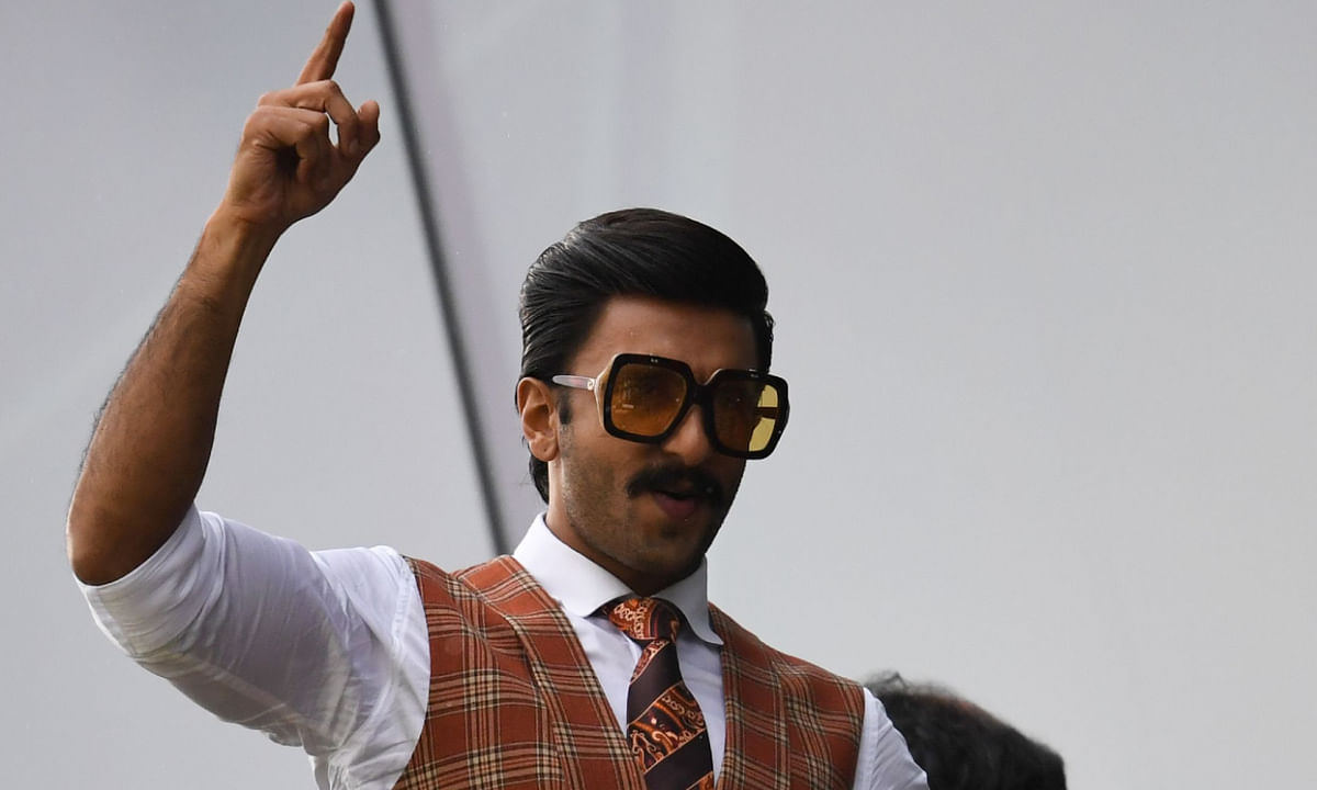 Actor Ranveer Singh also retained the third position for the second year, with a brand value of $02.9 million. Credit: AFP Photo