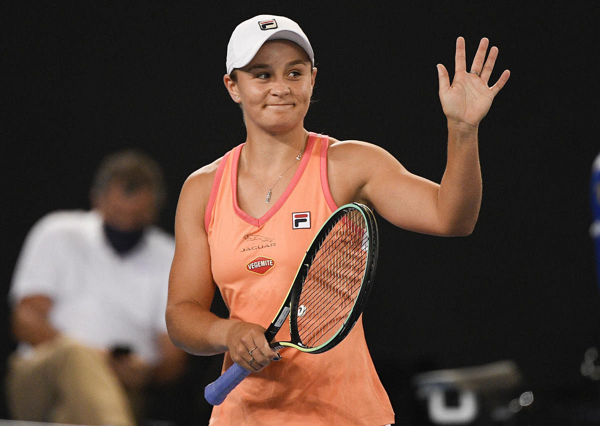 Despite hardly swinging a racquet for the best part of a coronavirus-ravaged year, world number one Ash Barty still managed to make sporting headlines in 2020. Credit: AP Photo.