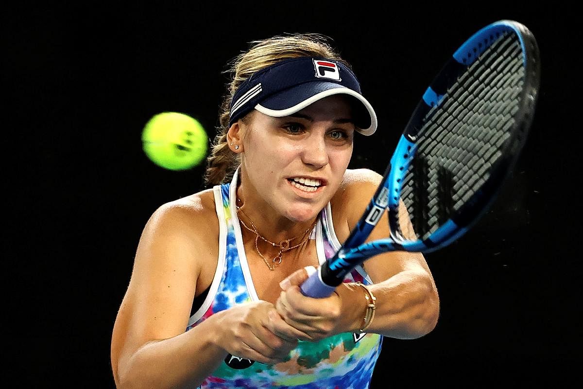 Defending champion Kenin did not come into the Melbourne warm-up week completely cold, having reached the quarter-finals in Abu Dhabi last month where she lost to Greece's Maria Sakkari.Credit: AFP Photo.