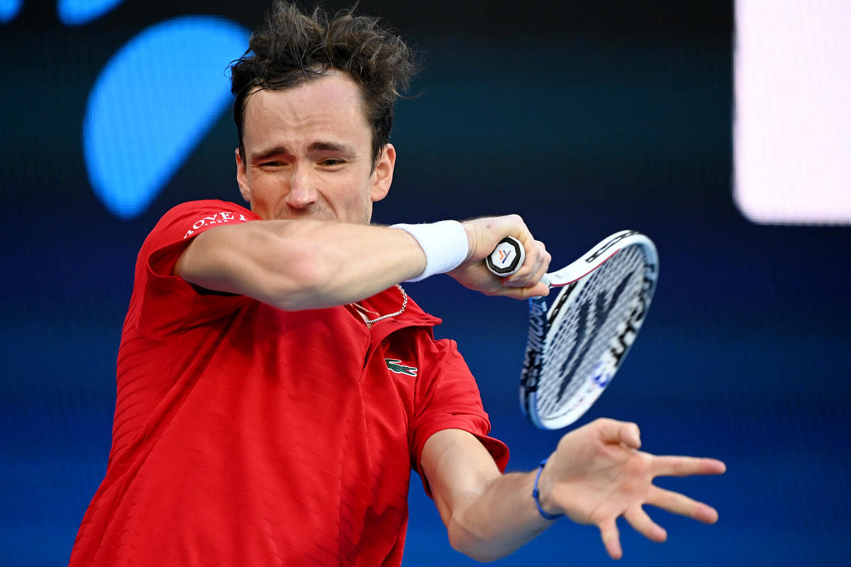 Daniil Medvedev, who had a tour-leading 59 victories in 2019, has won all nine of his career titles on hardcourts, and will now want to improve on his fourth-round showings on his last two visits to Melbourne Park. Credit: Reuters photo.