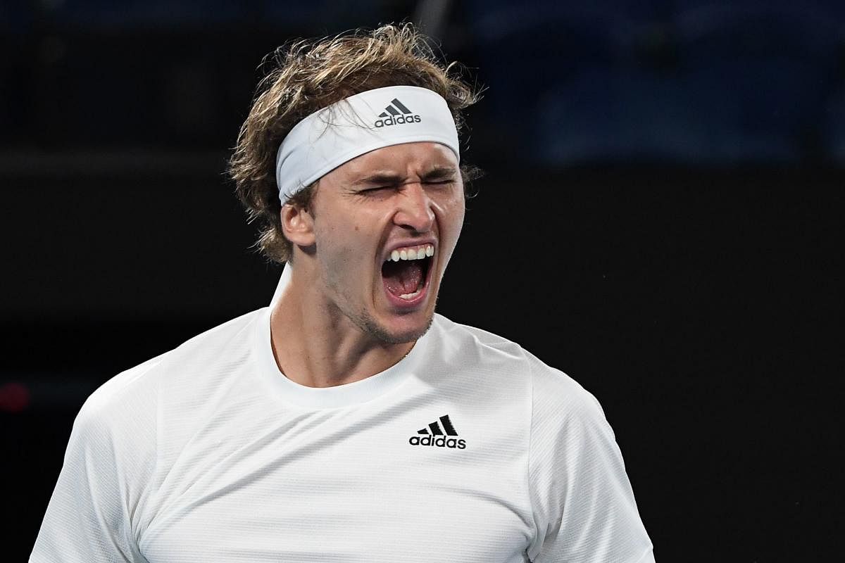 Reaching a first Grand Slam final at the US Open was a big step forward for Alexander Zverev, but the German will have a bigger prize in his sights in Melbourne. Credit: AFP photo.