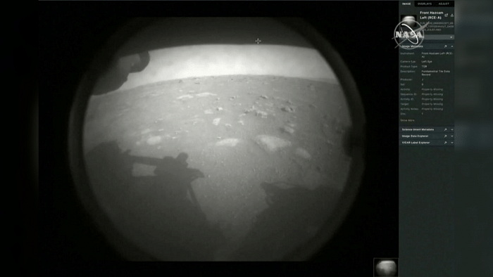 Image sent back by NASA’s Perseverance Mars rover. Credit: Reuters Photo