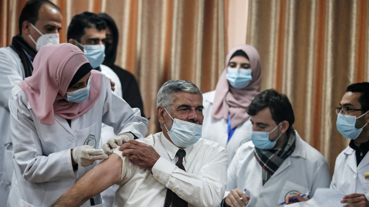 United Arab Emirates | Vaccines administered: 55,54,342 | Total cases as of February 24, 2021: 3,75,535 | Credit: AFP Photo