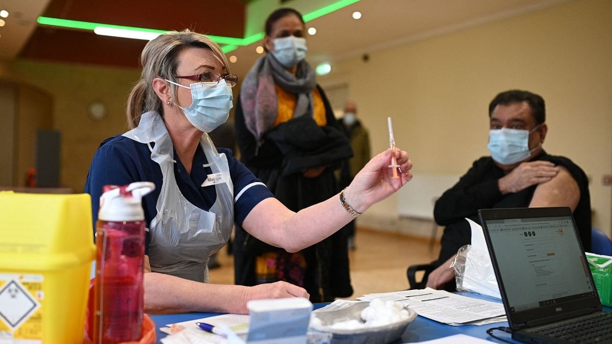 United Kingdom | Vaccines administered: 1,81,97,269 | Total cases as of February 24, 2021: 41,34,639 | Credit: AFP Photo