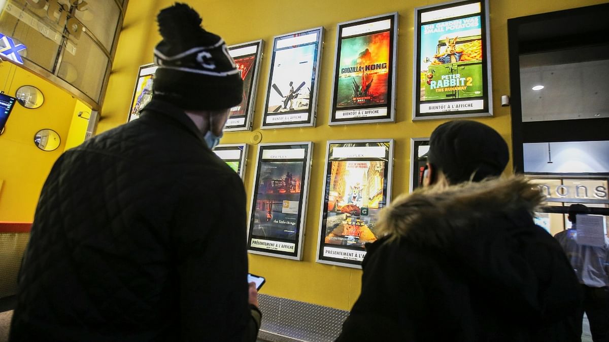 Quebec allows reopening of movie theatres but not the selling of food and drinks, which includes popcorn, in Montreal. Credit: Reuters Photo