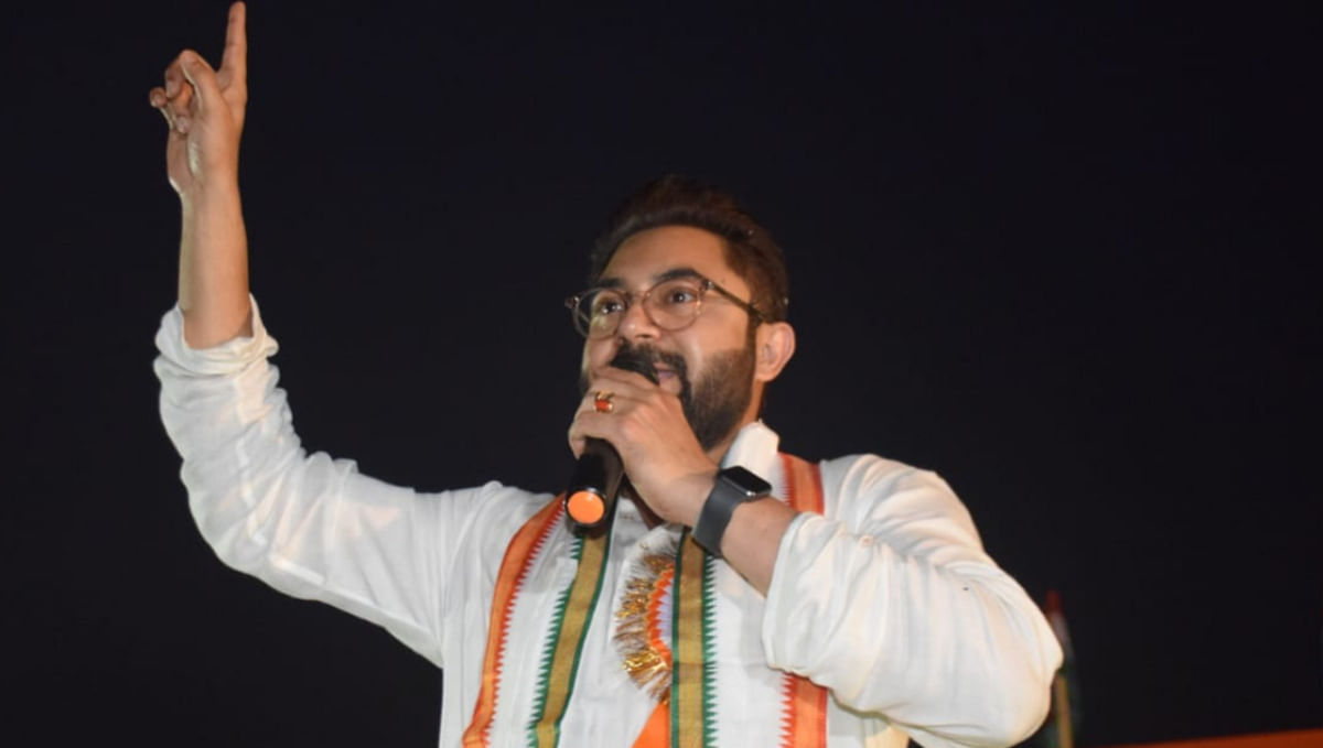 Actor Soham Chakraborty will contest elections from Chandipur in the East Midnapore district. Credit: Twitter/@myslf_soham
