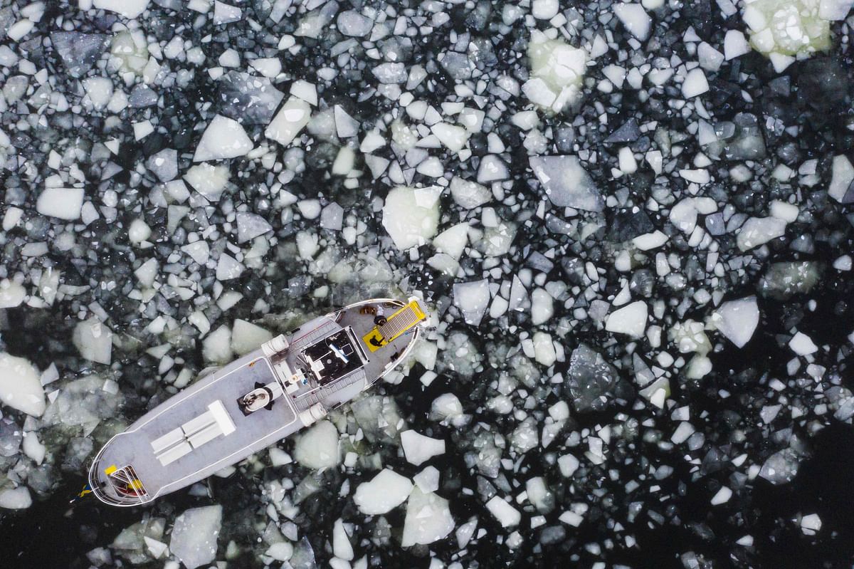 The melting of ice cover and glaciers – known as the water towers of the world - is leading to more hazards such as flash floods in the short-term, while threatening to reduce water supplies for hundreds of millions of people in the future. Credit: AFP Photo