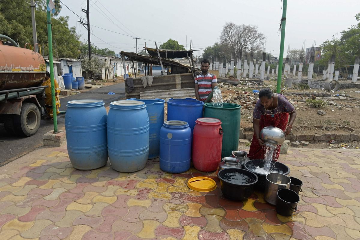 Four in 10 people worldwide do not have enough safe drinking water. By 2050, more than half of the global population is expected to face water stress, which arises when demand outstrips available water resources. Credit: AFP Photo