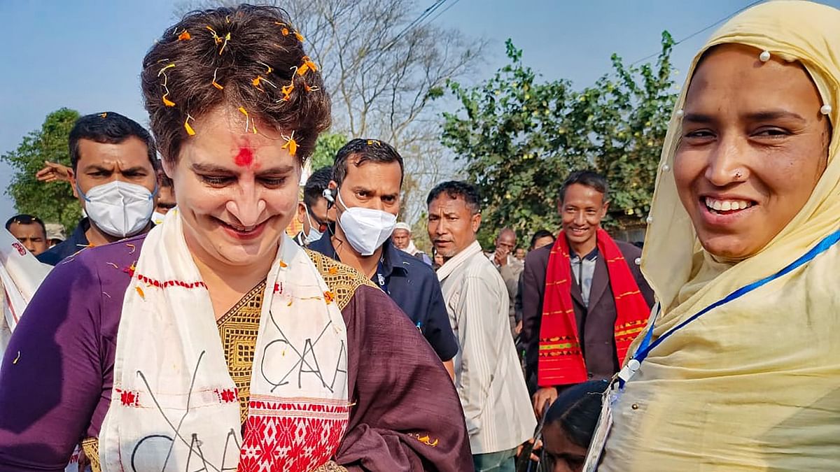 Congress general Secretary Priyanka Gandhi Vadra slammed the BJP-led government at the Centre for not paying heed to farmers' concerns over the new agricultural laws, and said its policies are designed to benefit only the rich. Credit: PTI File Photo