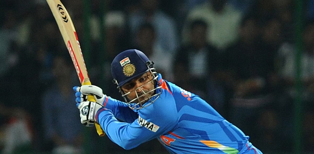 The match did not have a good start for India with Virender Sehwag's dismissal after the second ball.