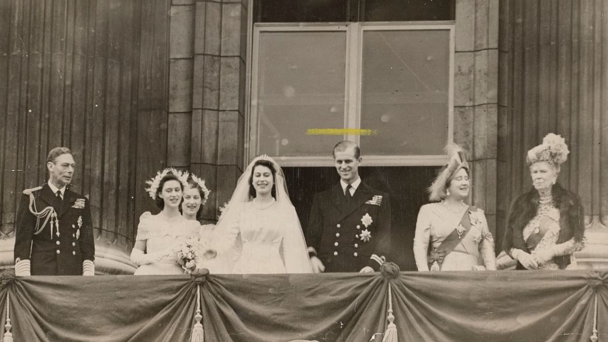 Philip married princess Elizabeth in 1947, 2 years after the war. Having renounced his Greek and Danish titles, he was made the Duke of Edinburgh shortly before his wedding. Credit: Getty Images