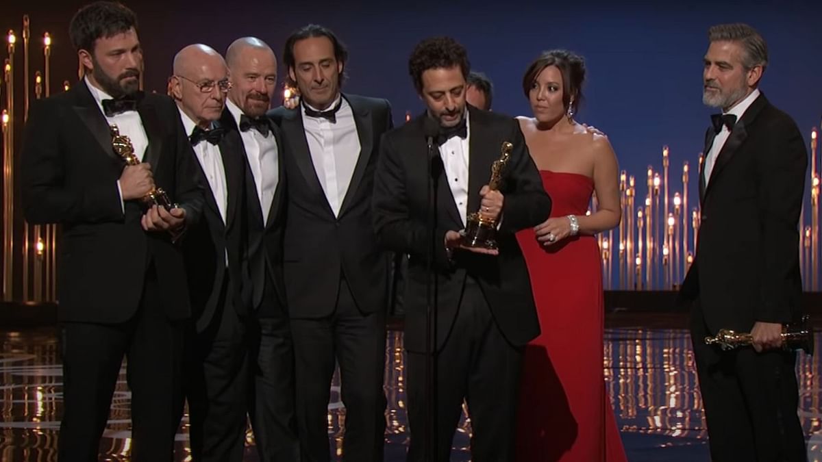 'Argo' | 'Argo' took home the top prize as best picture at the Oscars in 2013, with first lady Michelle Obama announcing the winner from the White House. Credit: YouTube screengrab