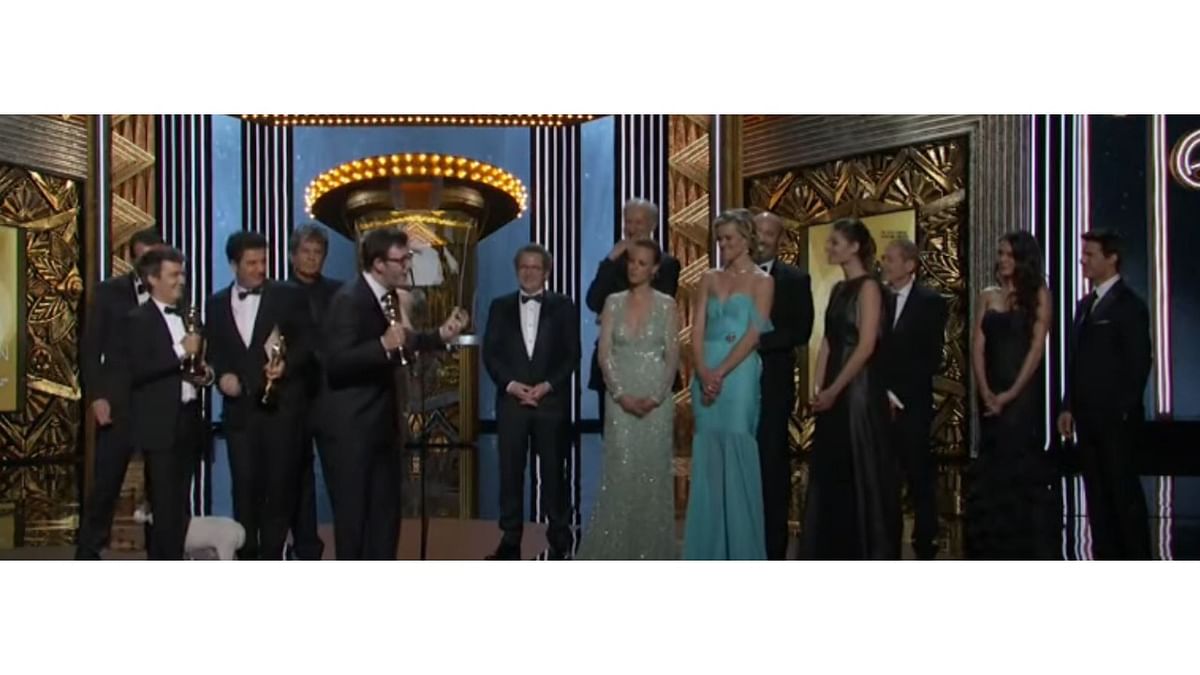 'The Artist' | The winner of best picture at the 84th Academy Award, the French silent film won five awards during the night, including best actor for star Jean Dujardin and best director for writer/director Michel Hazanavicius. Credit: YouTube screengrab