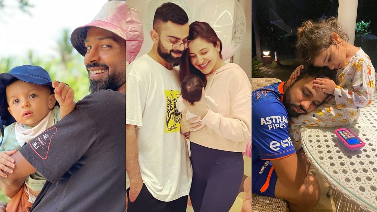Adorable pics of cricketers and their cute kids