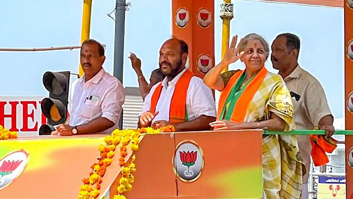 Nirmala Sitharaman (R) | BJP | The Union finance minister did not attend as many rallies as her party members and largely toured only the South Indian states. Her roadshows made little to no impact as the BJP secured only 5 seats in Tamil Nadu and none in Kerala. The party, however, won in Puducherry | Credit: PTI File Photo