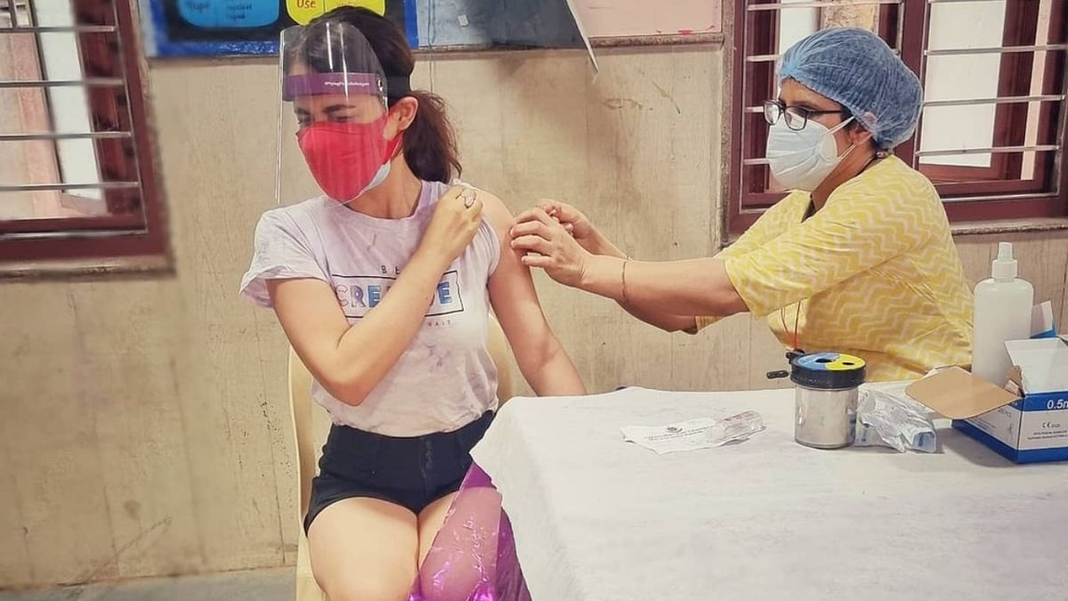 Radhika Madan got vaccinated against the coronavirus on May 5. She also urged everyone to register for the same with an Instagram post. Credit: Instagram/radhikamadan