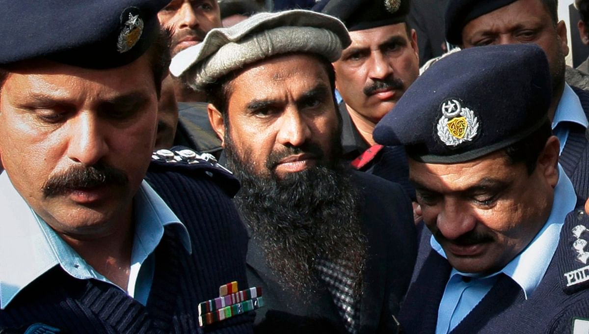 Next in the list is Zaki-Ur- Rehman Lakhvi, the founder of Lashkar-e-Tayyeba and close aide of Hafiz Saeed. His outfit, LeT, is one of the most-dreaded terror groups active in the country and has carried out several attacks. Credit: AP Photo