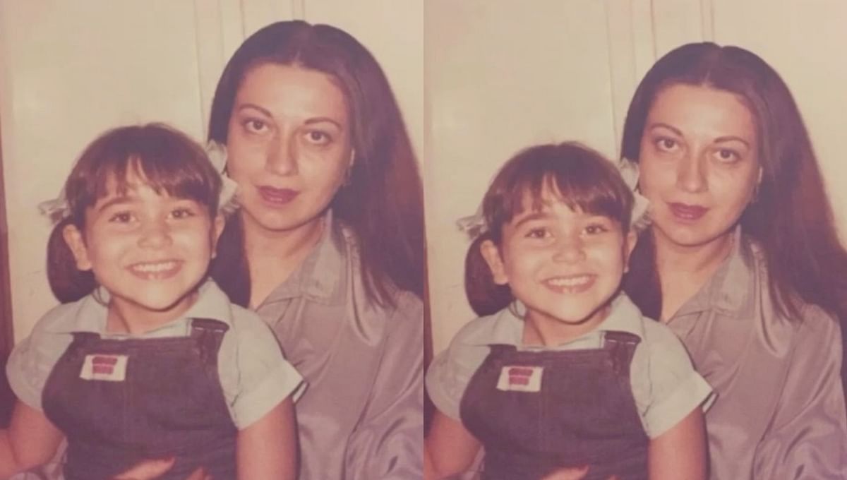 Check out this adorable picture of young Karisma with her mom Babita. Credit: Instagram/therealkarismakapoor
