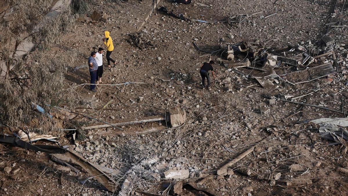 Conricus said Israel had no confirmation its strikes had impacted Gaza civilians, or whether the casualties there were caused by Palestinian rockets misfiring. Credit: AFP