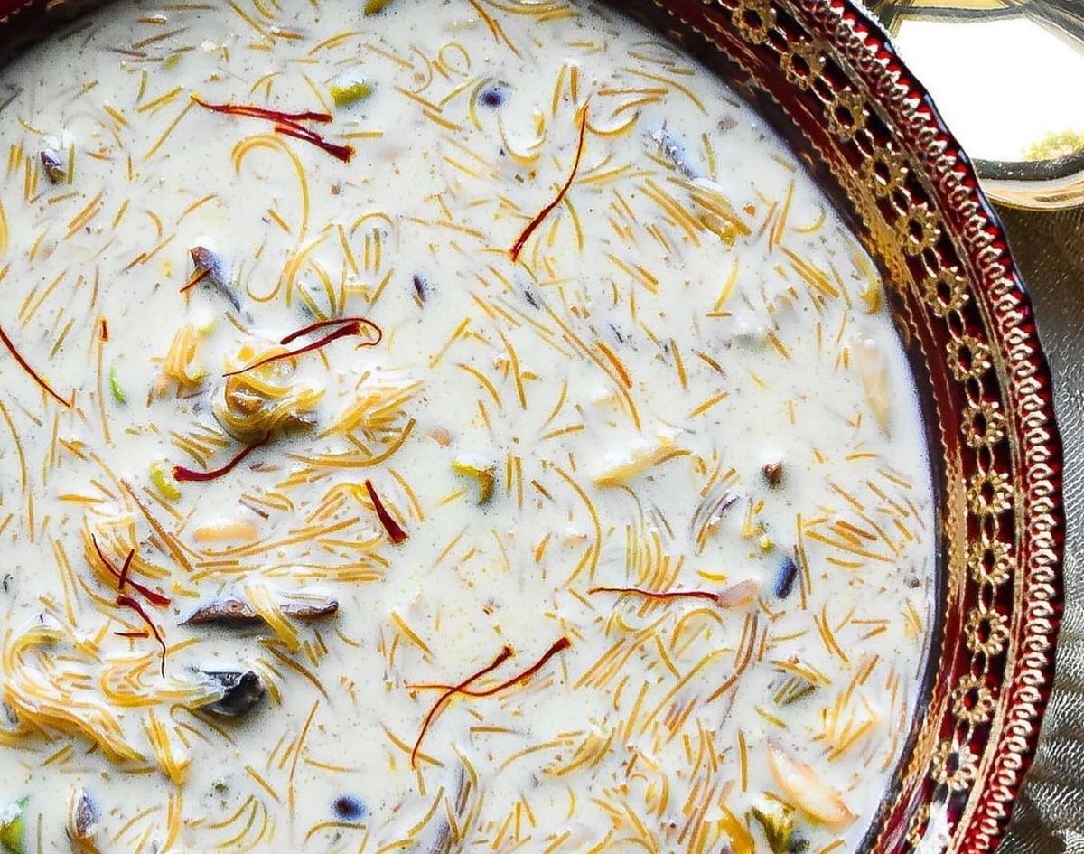 Kheer: This traditional dish is made up of using milk and loads of vermicelli. It is not only popular among Muslims but is quite common in Indian household. Seviyan has a rich sweet taste and the effort used to make this dish is very less and is easily cooked. Credit: Instagram/theamericancurrylife