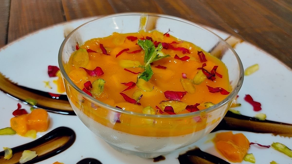 Mango baked Yogurt: Mango is native to Indian subcontinent for the past 4,000 years and yogurt is always a traditional food for all occasions, and combines them to make this healthy summer dessert. Baked Mango Yogurt is a refreshing dessert which is so simple and tasty.