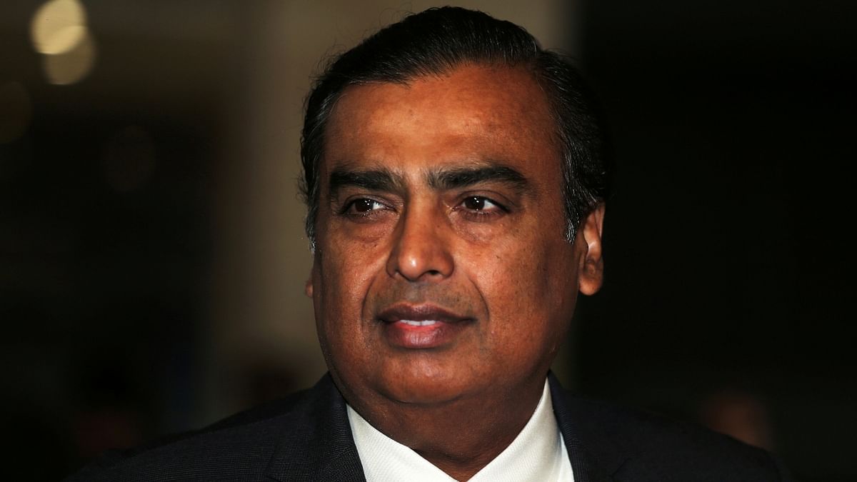 Reliance Industries Chairman Mukesh Ambani continues to be on the first position with a net worth of $76.5 billion in Asia's Richest Person list as reported on the Bloomberg Billionaires Index. Credit: Reuters