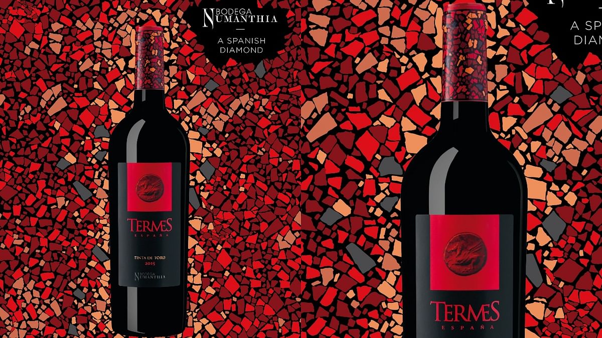 Termes: Termes could be referred as the entry door to discover Bodega Numanthia. This wine, released 2 years after harvest, is a vibrant expression of Tinta de Toro. Fresh red and black fruits are predominant and goes harmoniously along with sweet spices. Termes is the perfect wine to enjoy a moment of conviviality.