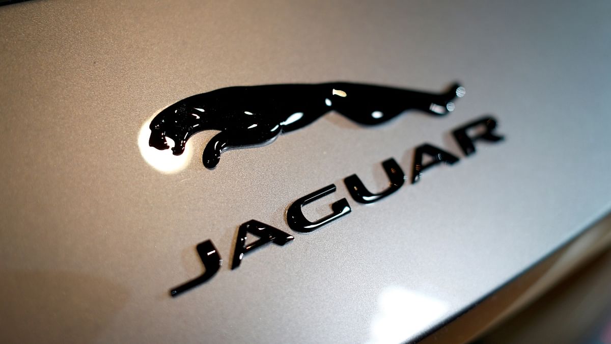 Jaguar: The much-famed Jaguar logo shows forward motion and symbolises grace. Credit: Reuters Photo