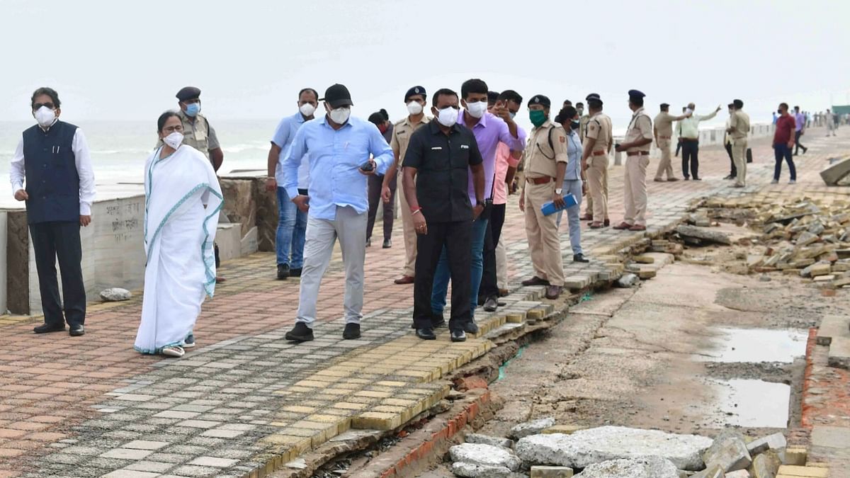 After assessing the damage, Mamata had asked for a Rs 20,000 crore relief package from the Centre as cyclone Yaas ravaged several parts of the state.