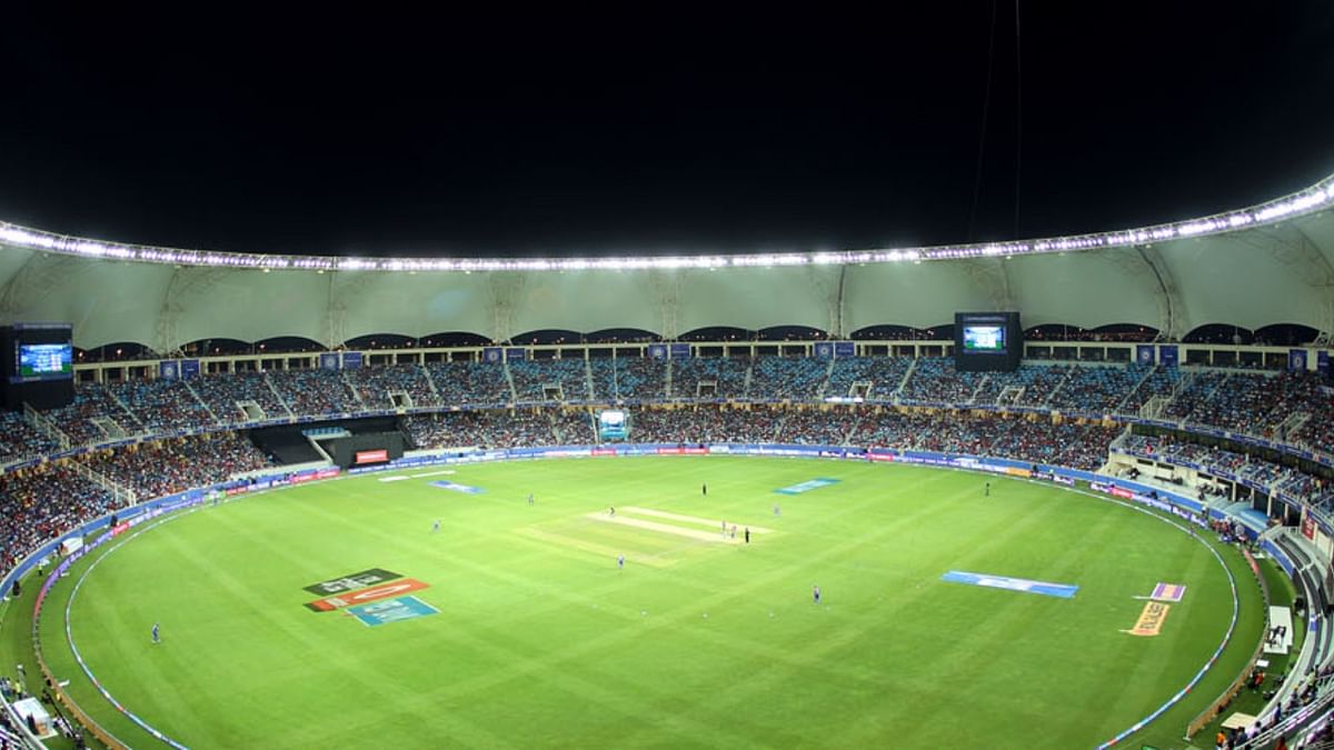 Dubai Cricket Stadium: With a seating capacity of 25,000 and a pitch diameter of 148 m, the multi-purpose venue has hosted many international sporting events as well as concerts. Credit: Twitter/DubaiStadium