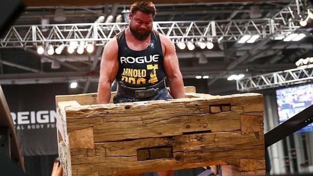 Martin Licis, the 2019 World's Strongest Man competition in Florida, is known for lifting extreme weights. Credit: Instagram/martinslicis