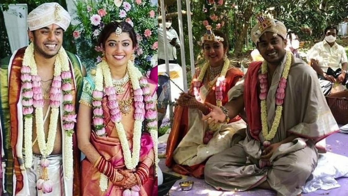 Actress Pranitha Subhash took to social media to announce that she got married to businessman Nitin Raju in an intimate ceremony in Bengaluru.
