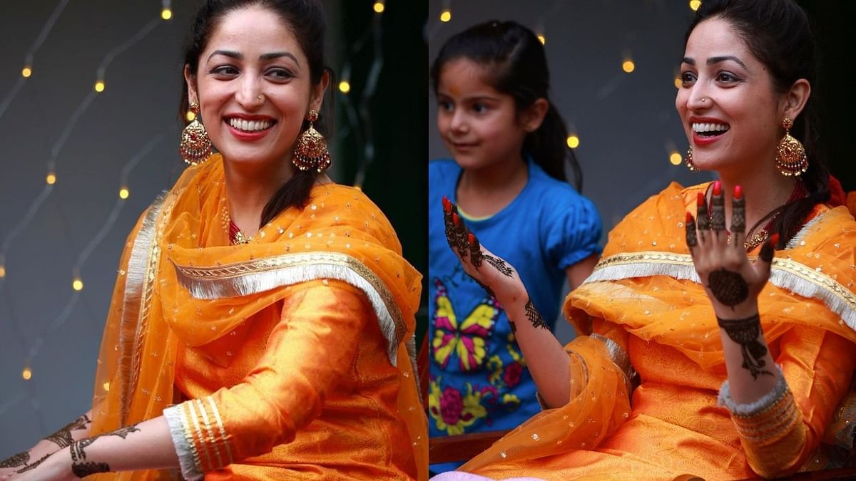 Actress Yami Gautam, who married filmmaker Aditya Dhar, took to social media to share glimpses from her wedding gala. She had shared series of photos on Instagram from her mehndi ceremony which has gone viral.