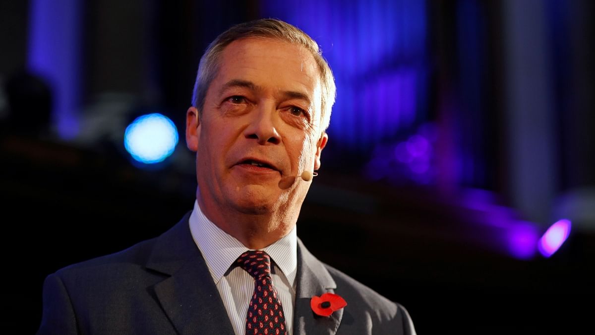 Nigel Farage, the populist British politician who helped lead the campaign for Brexit, had a banana and salted caramel milkshake poured over him while electioneering in 2019 in one of a string of