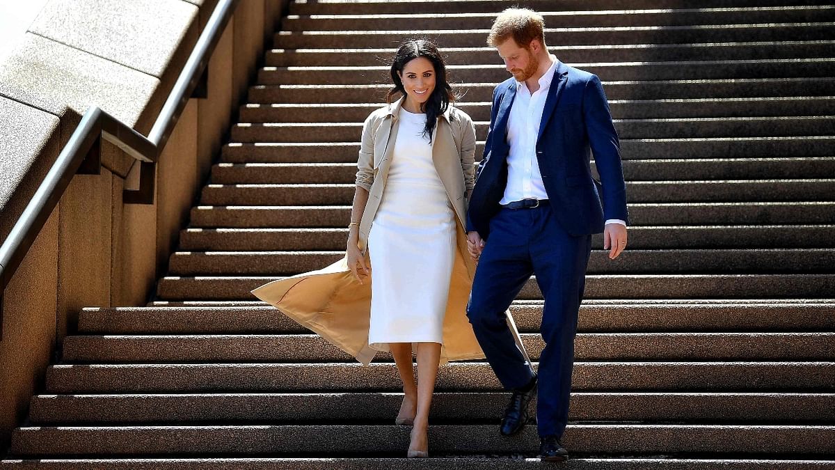 Prince Harry and Meghan: Britain's Prince Harry and wife Meghan announced the birth of their daughter, named Lilibet Diana, in June 2021. Credit: AFP Photo