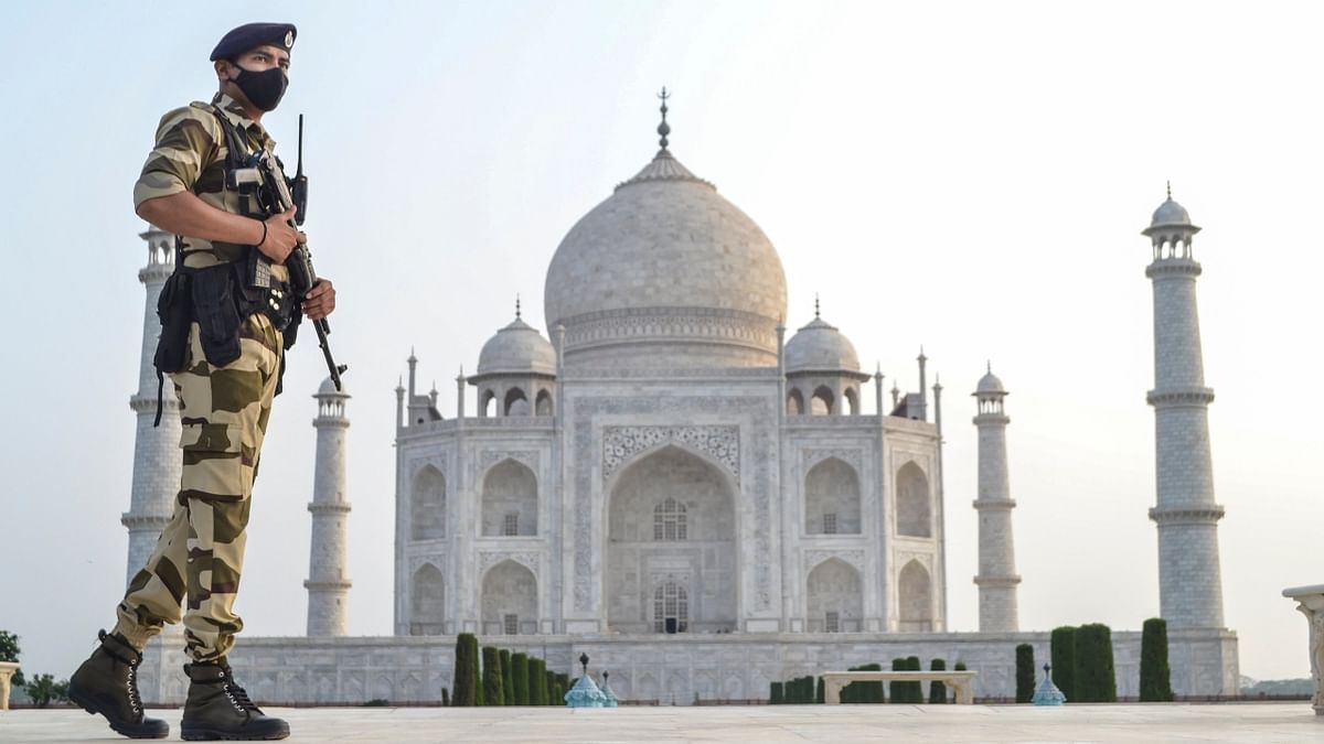 The Taj Mahal reopened to the public as the nation, still reeling from a disastrous second wave of the pandemic, pushes to lift restrictions in a bid to revitalise its economy.