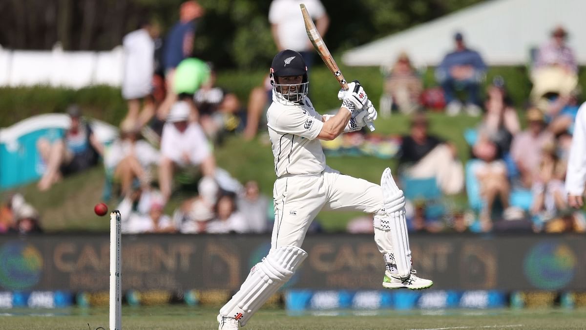 New Zealand captain Kane Williamson, who is set to lead his team in the WTC final, has slipped five points behind Smith's 891 rating points and is second in the list. Credit: AFP Photo