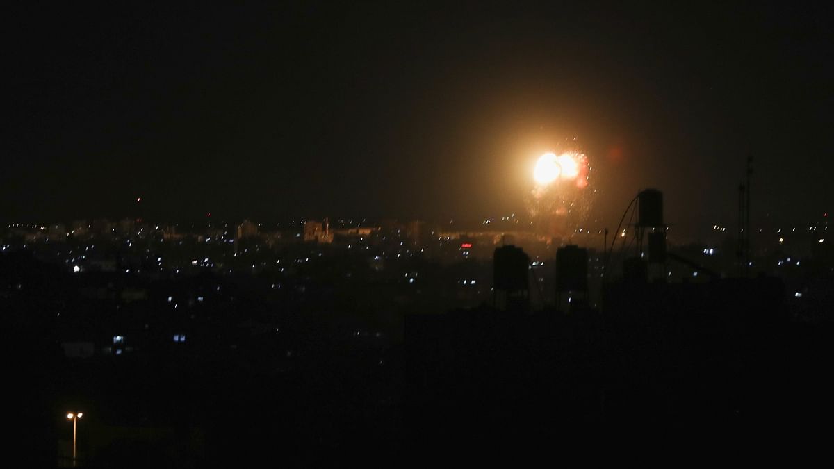 Israeli jets launched air strikes in Gaza after militants in the Palestinian territory again set off incendiary balloons into southern Israel, the army and AFP journalists said. Credit: Reuters Photo