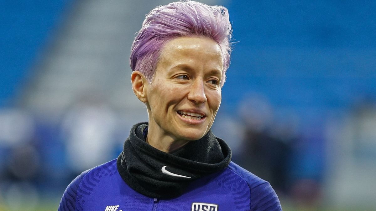 In an interview with Out magazine, the outspoken US Women’s National Team soccer star Megan Rapinoe revealed herself as gay. Credit: AFP Photo