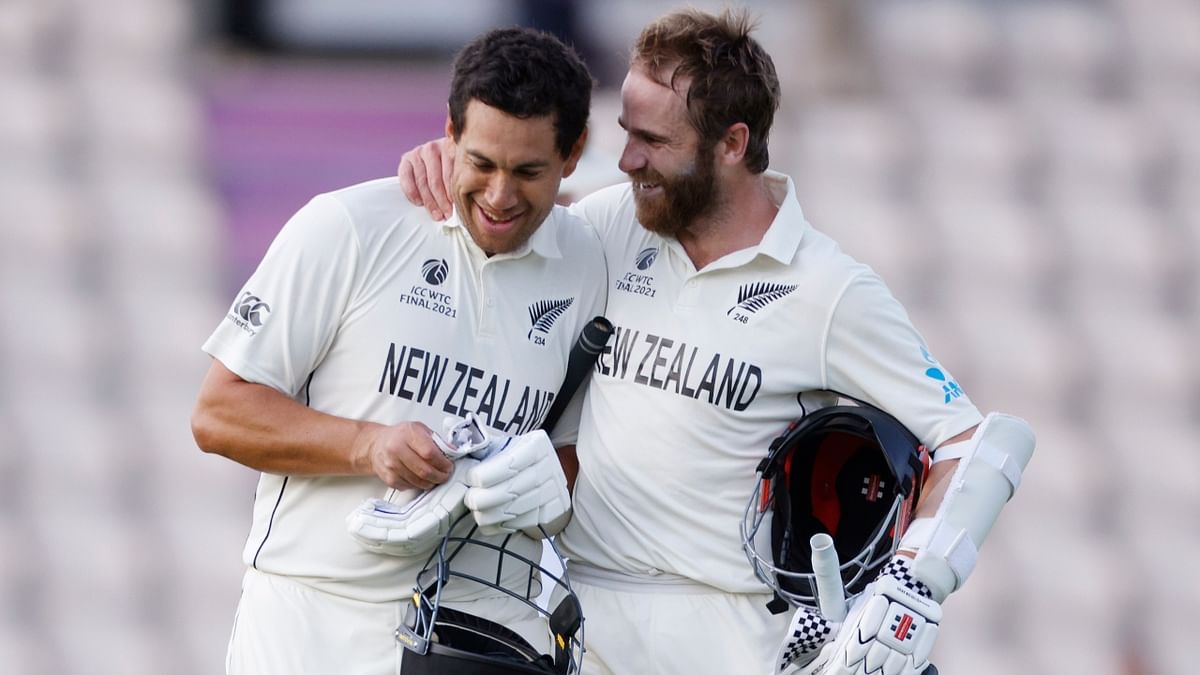 But New Zealand captain Kane Williamson and Ross Taylor, the team's most-experienced batsmen, settled any lingering nerves in an unbroken stand of 96. Credit: Reuters Photo