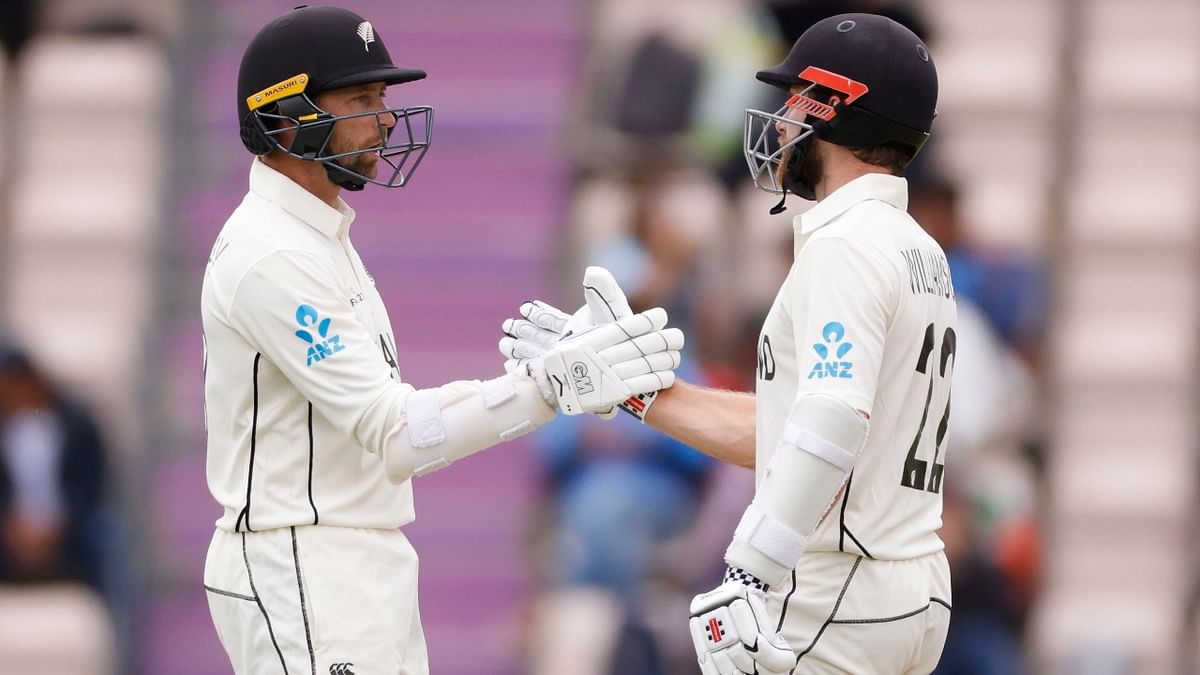 It was only the second fifty of the match after New Zealand opener Devon Conway's first-innings effort and followed Williamson's first-innings 49. Credit: Reuters Photo