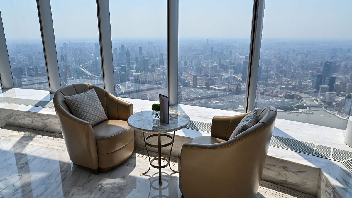 The world's highest luxury hotel, boasting a restaurant on the 120th floor and 24-hour personal butler service, has opened in Shanghai to guests with deep pockets and a head for heights.