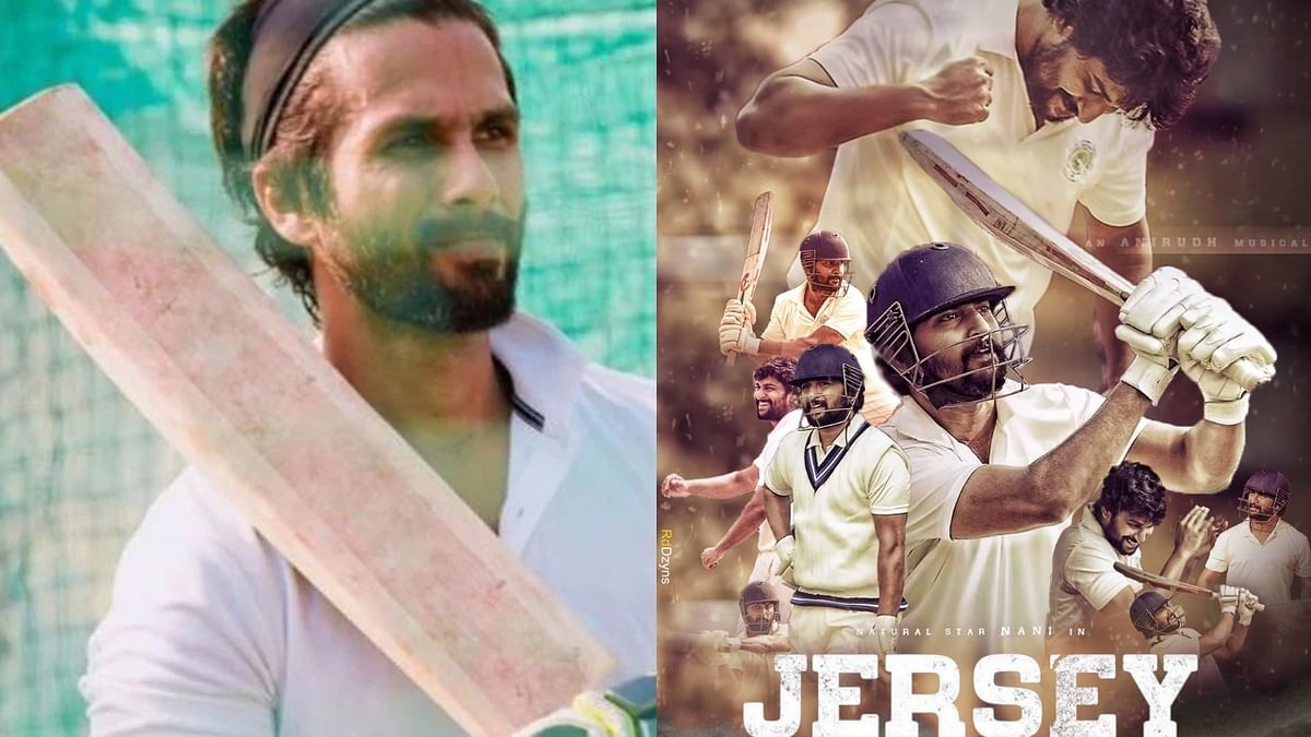 Bollywood star Shahid Kapoor will be seen in a Hindi remake of the 2019 Telugu blockbuster of the same name. Starring Shahid Kapoor, “Jersey” chronicles the story of a talented but failed cricketer (Kapoor), who decides to return to the field in his late 30s, driven by the desire to represent the Indian cricket team and fulfil his son's wish for a jersey as a gift. Credit Instagram/Shahidkapoor & Twitter/IamDeepRd