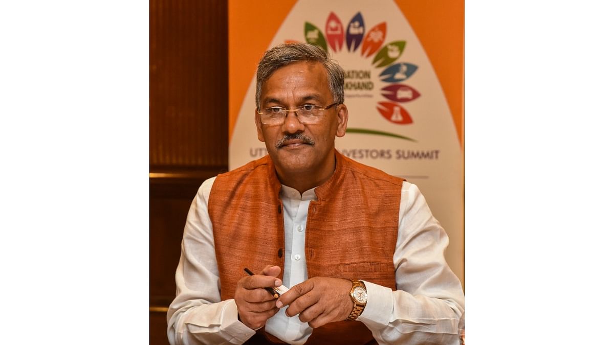 On March 18, 2017, BJP's Trivendra Singh Rawat	 was made Chief Minister and he stayed in that position till March 10, 2021. Credit: DH File Photo